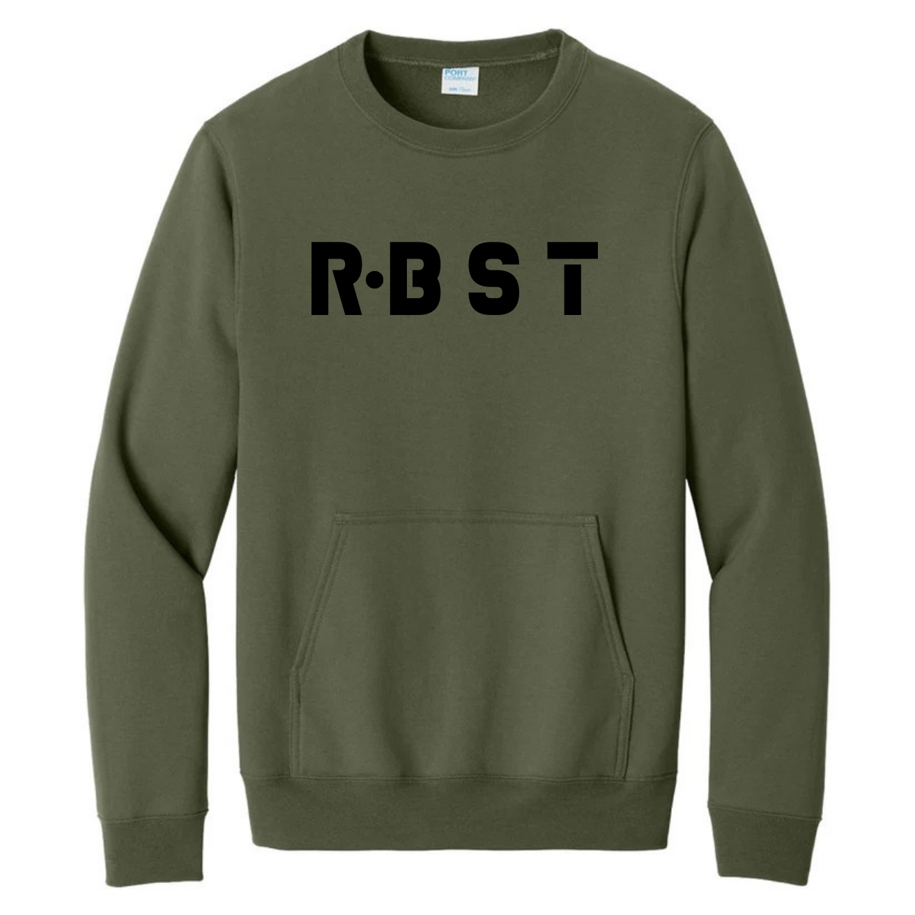 Core Fleece Crewneck Pocket Sweatshirt | Army Green