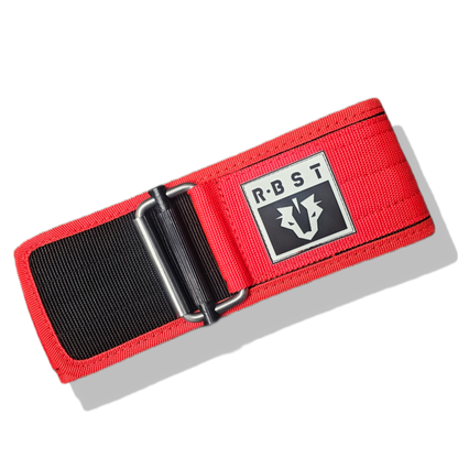 Badger Hug Lifting Belt – red showcasing premium design and core support