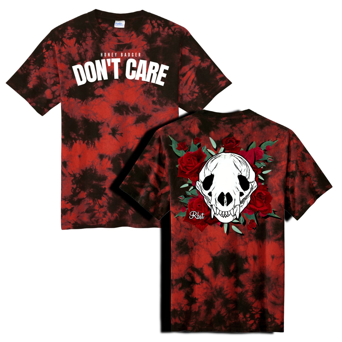 Honey Badger Don't Care | Red & Black