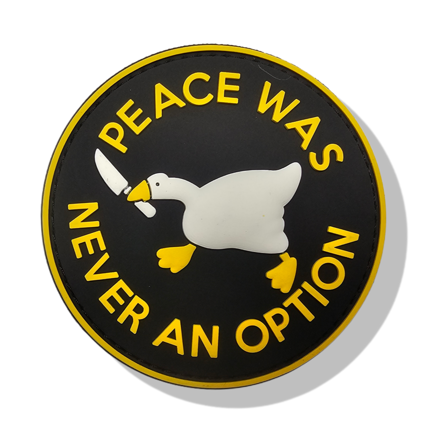 peace was never an option - rbst gear co - honey badger dont care 